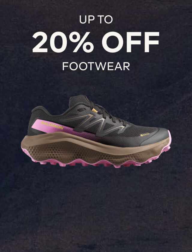 UP TO 20% OFF FOOTWEAR