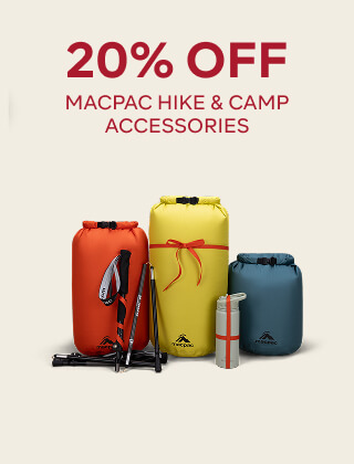UP TO 30% OFF MACPAC HIKING ACCESSORIES