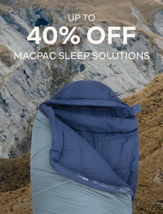 UP TO 40% OFF MACPAC SLEEP SOLUTIONS