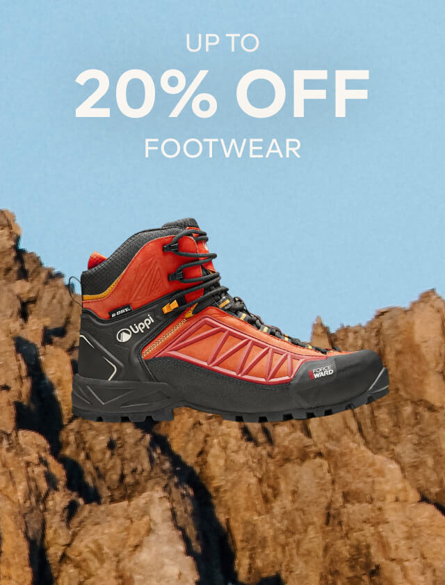 UP TO 20% OFF FOOTWEAR