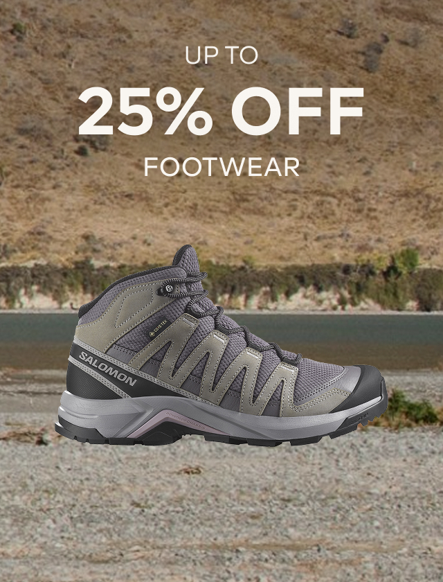 UP TO 25% OFF FOOTWEAR