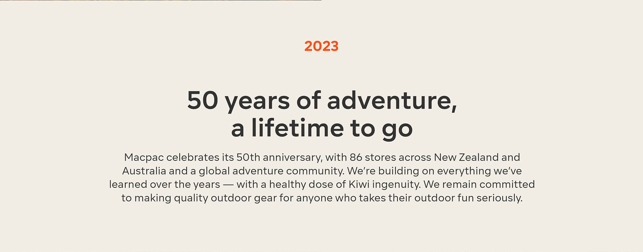 A lifetime of adventure with Quote: My goal was to make the best backpacks for New Zealand's Mountains - Bruce McIntyre, Macpac founder